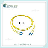 LC/PC LC/APC Duplex Singlemode Fiber Optic Patchcord