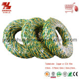 Electrical Twisted Wire Copper Conductor PVC Insulated Cable Rvs