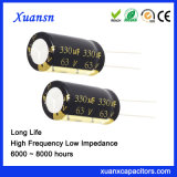 Hot Sale 330UF 63V Radial Capacitor Long Life Electrolytic Capacitor