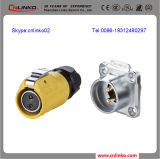 UL Approved Plug and Connector/ Waterproof Bulkhead Connectors 2pin