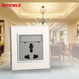 High Quality Stainless Steel Mf 13A Socket with USB