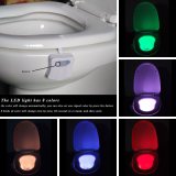 8 Color Battery-Operated Hanging Bowl Mostion Sense LED Toilet Light