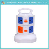 Power Socket with Protector 8 Outlets 2 USB Port Charger Charging Tower
