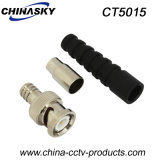 Male Rg59 CCTV Crimp BNC Adapter with Rubber Boot (CT5015)