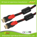Gold Plug 1080P HDMI Cable with Double Ferrite Cores