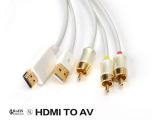 24k Gold Plated HDMI to AV Converter Cable (SH8067)