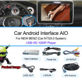 Benz Android Multimedia Navigation Video Interface with 3G, Bulit-in WiFi, Touch Control