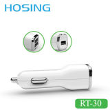 Newest Dual USB White/Black Color 5V 2A Car Charger