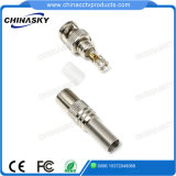CCTV BNC Male Solderless Connector with Screw and Metal Spring (CT5046)