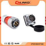 Cnlinko Dh 20 Waterproof IP65/IP67 Cable Connector 4pin Metal Material Rated Current 20arms Auto Connector