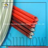 6mm Red High Temperature Silicone Coated Glass Fibre Sleeving