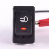 Red Car 4 Pins DC12V LED Fog Toggle on /off Switch