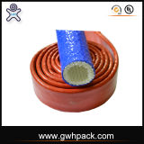 High Temperature Resistance Silicone Rubber Coated Fiberglass Insulation Fireproof Sleeve for Hydraulic Hose