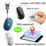 Waterproof Sos Mini GPS Tracker for Child/Pet with Sos Call Pm01
