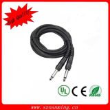 6.35mm Stereo to 6.35mm Stereo Plug Cable