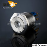 Langir 22mm Illuminated Latching 1no1nc Metal Push Button Switch