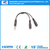 High Quality 1 Male to 2female AV Cable