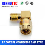 Right Angle Rpsma Male to Rpsma Famale Conector Adapter