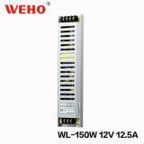 150W 12V AC/DC Slim Indoor LED Power Supply for Light Box (WL-150-12)