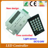 New Light Sensor IR Remote Control LED Time Controller Programmable
