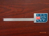 Flexible Printed Circuit Membrane Switch with Clear Window, Remote Control