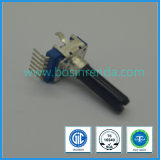 11mm Dual Gang Rotary Potentiometer B20k 6 Pin with Plastic Shaft