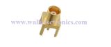 MCX Female Straight for PCB Mount, PCB Mount MCX Female Straight Connector, MCX Connctor, Gold Plated, 50ohm