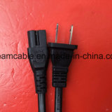 1.2m Non-Polaried 2 Prong AC Power Cable with IEC C7