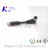 Straight- Elbow Female to Female M8 4 Pin Ce Molded Electrical Connector
