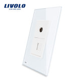 Livolo Us Au Standard TV Computer Socket (TV/COM) (VL-C591VC-11/12)