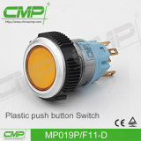 19mm Momentary or Latching Plastic Push Button Plastic Switch (MP19P/F11-D)