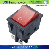 Electrical Power Rocker Switch with 220V Light