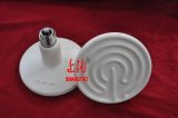 Reptile White Ceramic Heat Bulb Emitter Flat 60W Screw Type Es27