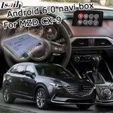 Android 6.0 GPS Navigation Box for Mazda Cx-9 Mzd Connect Video Interface Knob Control Waze