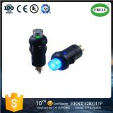 Small Mini Push Button Switch with LED, with Lamp Button Switch Instruments Dedicated Button Switch 7.5 mm with The Light Switch