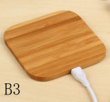Wireless Charger with Bamboo Case for Wholesale Market