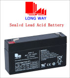 6V1.2ah 6 Volt Rechargeable UPS Lead Acid AGM Battery