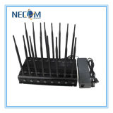 16 Antenna GSM 3G Remote Control Cell Phone Jammer, 3G GSM Cell Phone Signal Jammer Blocker, Jammer for All GSM/CDMA/3G/4G