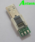 Micro USB 11p, PCB Application, Male Connector
