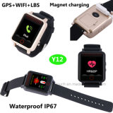 IP67 Waterproof GPS Watch Tracker with Heart Rate&Blood Pressure