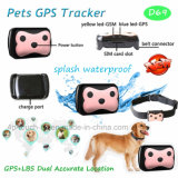 2G Geo-Fence Portable GPS Tracker with Collar for Cats/Dogs/Pet D69