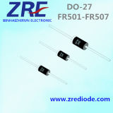 5.0A Fr501 Thru Fr507 Fast Recovery Rectifiers Diode Do-27 Package