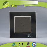 Ce/BV Certified EU Standard Black Glass Doorbell Switch