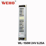 Slim Indoor Constant Voltage 150W 24V Power Supply (WL-150-24)