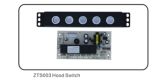 Range Hood Touch Control Switch with Backlight, Cooker Hood Parts