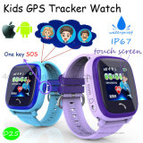 Waterproof Sos Kids Smart GPS Tracker Watch with Remote Monitor D25