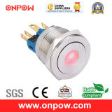 Onpow 22mm Push Button Switch (GQ22PF-11D/G/6V/S, CE, CCC, RoHS Compliant)
