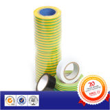 Yellow Green Colored Film 600V Flame Retardant PVC Electrical Tape