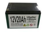 Rechargeable 12V 20ah LiFePO4 Lithium Battery for Lead Acid Battery Replacement