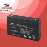 VRLA/SLA UPS Battery, Industrial Maintenance Free 6V7ah Deep Cycle Battery